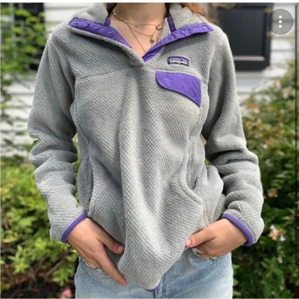 Patagonia Re-Tool Fleece Snap-T Pullover Sweater Size Medium